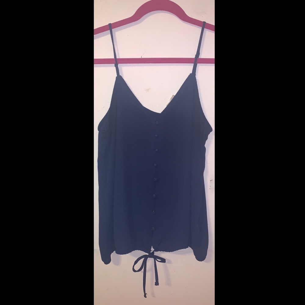 navy blue tank top